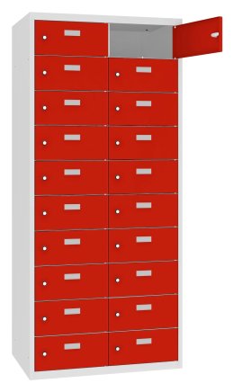 Schließfachschrank MSus 4210 mit 20 Fächern, Tiefe 500 mm - 4