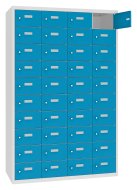 Schließfachschrank MSus 4310 mit 30 Fächern, Tiefe 500 mm