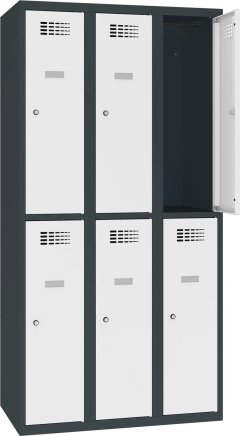 Garderobenschrank Sus 332 W, Breite 900 mm - 8