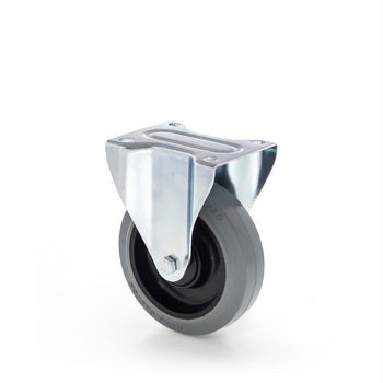 Festes Gerätelaufrolle mit Abdeckung, Durchmesser 100 mm - 1