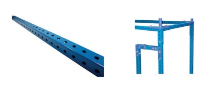 Durchbrochenes Vierkantrohr WJ-SQ4040-000 - 1