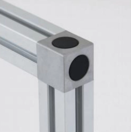 Würfelförmiger Verbinder 40x40. - 1