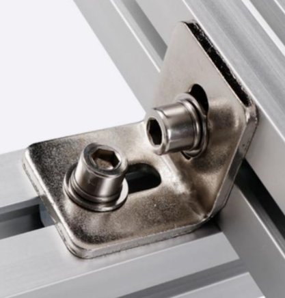 Metallverbinder für Profile 40x40. - 1