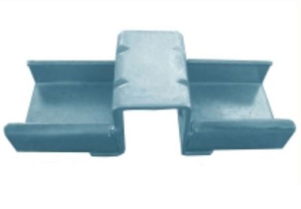 Halter für Rollenbahn KJ-2040EE. - 1