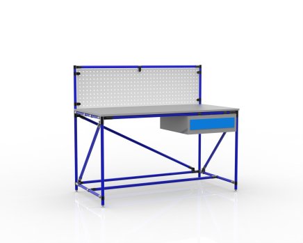 Werkbank mit Lochwand, Breite 1500 mm, 24040831 - 3