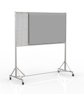 Eine beidseitige magnetische Tafel mit Lochwand 24042531 - 4