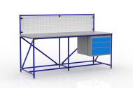 Werkbank mit Lochplatte 24040839, Breite 2000 mm - 3