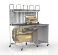 Universeller Packtisch 23020154, 2x Schneidegerät