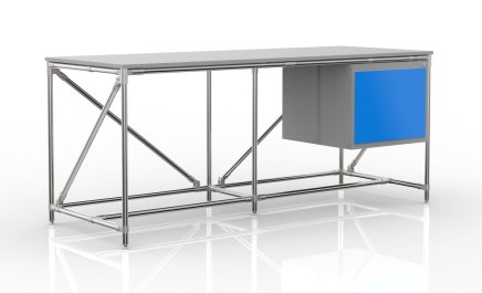 Werkbank mit Container Breite 2000 mm, 240405317 - 4