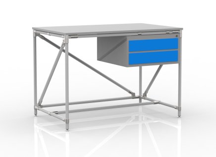 Werkbank mit einem Container mit zwei Schubladen 24040531 (3 Modelle) - 1