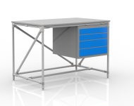 Werkbank mit Container mit vier Schubladen 24040533 (3 Modelle) - 1