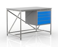 Werkbank mit Container mit vier Schubladen 24040533 (3 Modelle) - 4