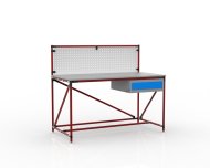 Werkbank mit Lochwand, Breite 1500 mm, 24040831 - 2