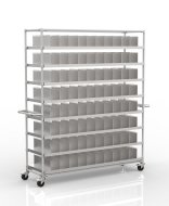 Transportwagen mit modularem Teiler 23121901