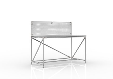Werkbank mit Lochplatte 24040830, Breite 1500 mm - 1