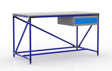 Werkbank mit Hängeschublade Breite 1500 mm, 24040537 - 3