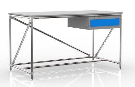 Werkbank mit Hängeschublade Breite 1500 mm, 24040537 - 4