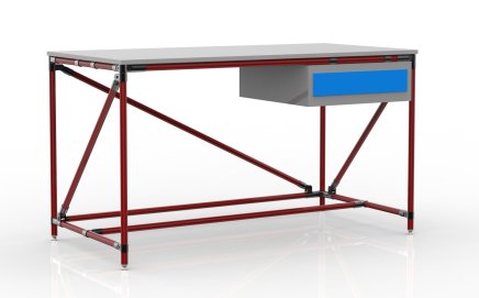 Werkbank mit Hängeschublade Breite 1500 mm, 24040537 - 2