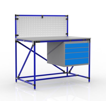 Werkbank mit Lochplatte 240408316 (3 Modell) - 3