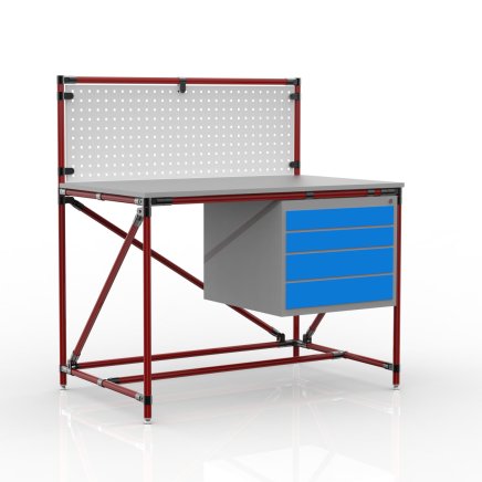 Werkbank mit Lochplatte 240408316 (3 Modell) - 2