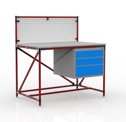 Werkbank mit Lochplatte 240408315 (3 Modell) - 2