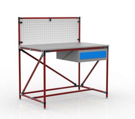 Werkbank mit Lochplatte 240408313 (3 Modelle) - 2