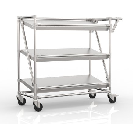 Regalwagen für Behälter mit schrägen Regalböden 24042530 - 4