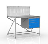 Werkbank mit Lochplatte 240408316 (3 Modell)