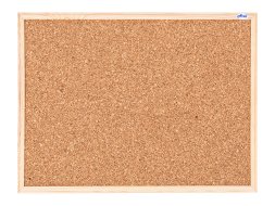 Kork-Pinnwand AVELI BASIC mit Holzrahmen 1200 x 900 mm
