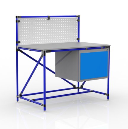 Werkbank mit Lochplatte 240408317 (3 Modell) - 3