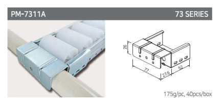 Rollenbahnhalter PM-7311A - 1
