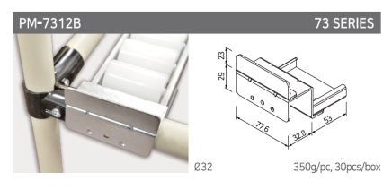 Rollenbahnhalter PM-7312B - 1