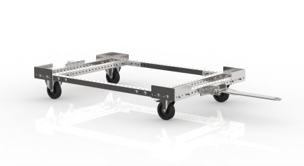 Fahrgestell für EURO-Palette mit Deichsel 24021102 - 1
