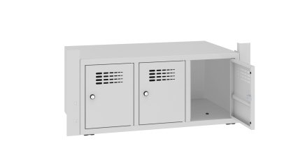Schuhschrank SNB 333 W für die Sitzbänke Economy - 2
