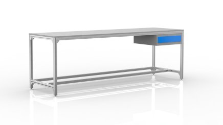 Werkstatttisch aus Aluminiumprofilen (verschiedene Varianten) - 1
