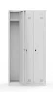 Garderobenschrank dreiteilig mit Drehriegelverschluss - 2