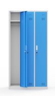 Garderobenschrank dreiteilig mit Zylinderschloss - 2