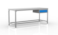 Werkstatttisch aus Aluminiumprofilen (verschiedene Varianten)