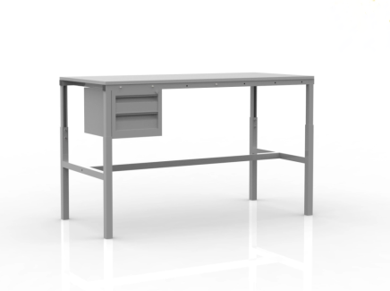 Arbeitstisch SP, Tiefe 700 mm, höhenverstellbar, (4 Modelle) - 1