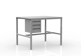 Arbeitstisch SP, Tiefe 700 mm, höhenverstellbar, (4 Modelle)