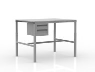 ESD Arbeitstisch SPESD, höhenverstellbar, Tiefe 900 mm (4 Modelle)