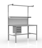 Antistatischer höhenverstellbarer Tisch Enprag SPEXESD, 1800 × 700 mm