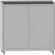 Werkstattschrank mit Türen S45550, fahrbar - 2