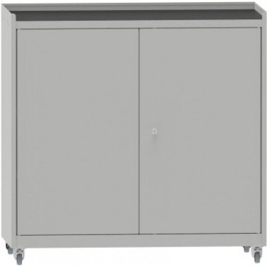 Werkstattschrank mit Türen S45550, fahrbar - 2