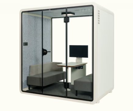 Akustische Box P4F für 4 Personen mit Möb Set - 1
