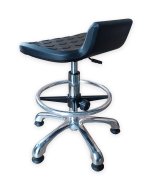 Werkstatt-hocker mit Kreis und Gleitern E01H - 2