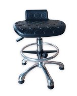 Werkstatt-hocker mit Kreis und Gleitern E01H - 3