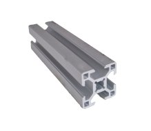 Aluprofil 30 x 30, MI30x30 B8 1 m + Zuschnitt nach Maß