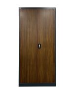 Großraumschrank JF-C34 anthrazit/Nachahmung dunkles Holz. - 1