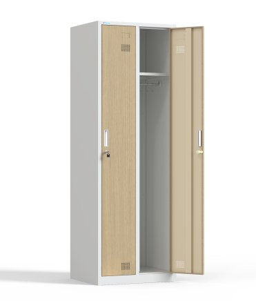 Garderobenschrank zweiteilig mit Zylinderschloss - 2